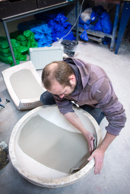 James Oughtibridge in his studio 2016